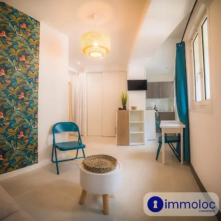 Air-Conditioned Studio In Fabron Apartment Nice